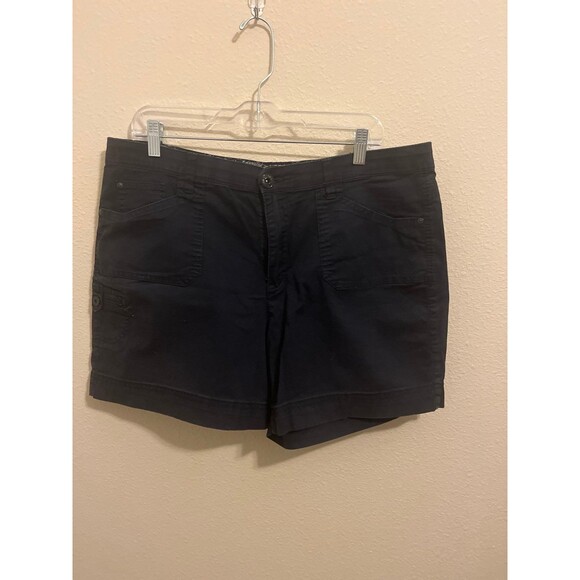 Gloria Vanderbilt Navy Blue Shorts - Picture 1 of 4